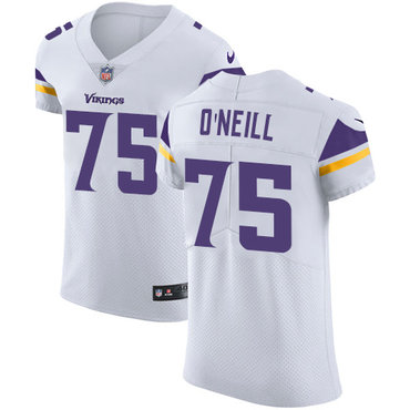 Nike Vikings #75 Brian O'Neill White Men's Stitched NFL Vapor Untouchable Elite Jersey Nike Vikings #75 Brian O'Neill White Men's Stitched NFL Vapor Untouchable Elite Jersey