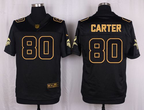 Nike Vikings #80 Cris Carter Black Men's Stitched NFL Elite Pro Line Gold Collection Jersey Nike Vikings #80 Cris Carter Black Men's Stitched NFL Elite Pro Line Gold Collection Jersey
