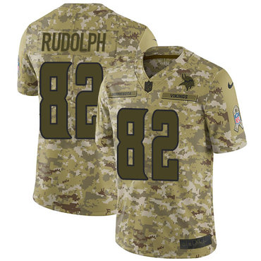 Nike Vikings #82 Kyle Rudolph Camo Youth Stitched NFL Limited 2018 Salute to Service Jersey Nike Vikings #82 Kyle Rudolph Camo Youth Stitched NFL Limited 2018 Salute to Service Jersey