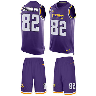 Nike Vikings #82 Kyle Rudolph Purple Team Color Men's Stitched NFL Limited Tank Top Suit Jersey Nike Vikings #82 Kyle Rudolph Purple Team Color Men's Stitched NFL Limited Tank Top Suit Jersey