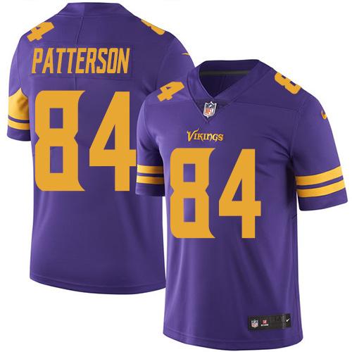 Nike Vikings #84 Cordarrelle Patterson Purple Men's Stitched NFL Limited Rush Jersey Nike Vikings #84 Cordarrelle Patterson Purple Men's Stitched NFL Limited Rush Jersey