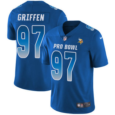 Nike Vikings #97 Everson Griffen Royal Women's Stitched NFL Limited NFC 2018 Pro Bowl Jersey Nike Vikings #97 Everson Griffen Royal Women's Stitched NFL Limited NFC 2018 Pro Bowl Jersey