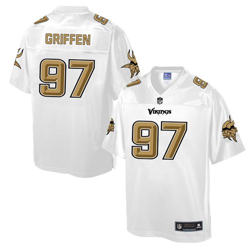 Nike Vikings #97 Everson Griffen White Men's NFL Pro Line Fashion Game Jersey Nike Vikings #97 Everson Griffen White Men's NFL Pro Line Fashion Game Jersey