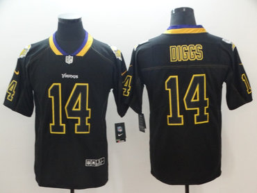 Nike Vikings 14 Stefon Diggs Black Shadow Legend Limited Jersey Nike Vikings 14 Stefon Diggs Black Shadow Legend Limited Jersey