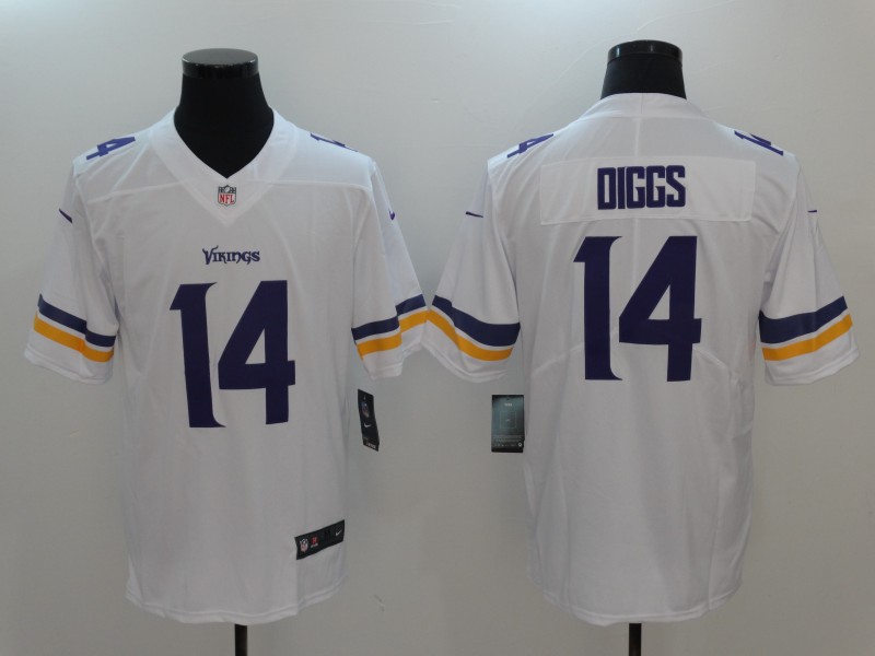Nike Vikings 14 Stefon Diggs White Vapor Untouchable Player Limited Jersey Nike Vikings 14 Stefon Diggs White Vapor Untouchable Player Limited Jersey