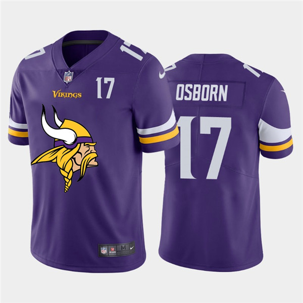 Nike Vikings 17 K.J. Osborn Purple Team Big Logo Number Vapor Untouchable Limited Jersey Nike Vikings 17 K.J. Osborn Purple Team Big Logo Number Vapor Untouchable Limited Jersey