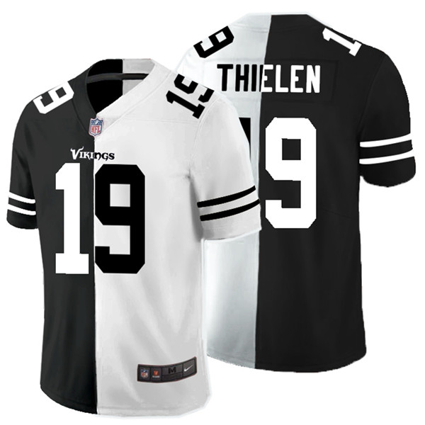 Nike Vikings 19 Adam Thielen Black And White Split Vapor Untouchable Limited Jersey Nike Vikings 19 Adam Thielen Black And White Split Vapor Untouchable Limited Jersey