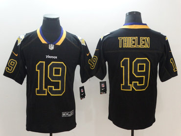 Nike Vikings 19 Adam Thielen Black Shadow Legend Limited Jersey Nike Vikings 19 Adam Thielen Black Shadow Legend Limited Jersey