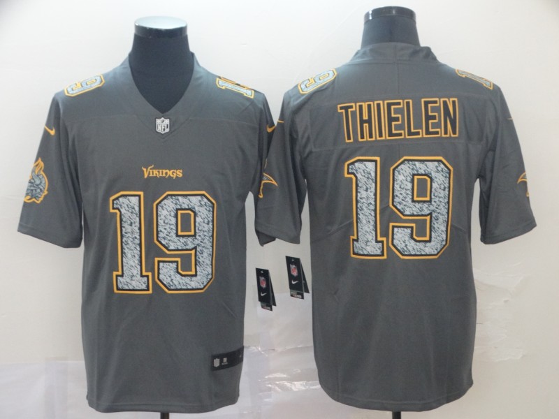 Nike Vikings 19 Adam Thielen Gray Camo Vapor Untouchable Limited Jersey Nike Vikings 19 Adam Thielen Gray Camo Vapor Untouchable Limited Jersey