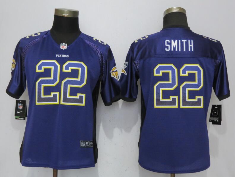 Nike Vikings 22 Harrison Smith Purple Women Drift Fashion Jersey Nike Vikings 22 Harrison Smith Purple Women Drift Fashion Jersey