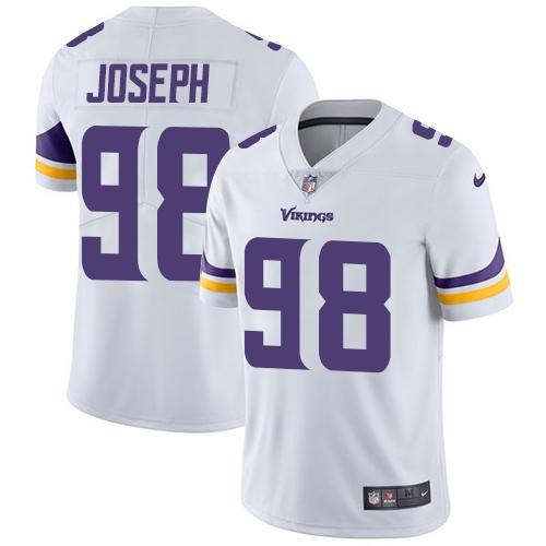 Nike Vikings 98 Linval Joseph White Vapor Untouchable Limited Jersey Nike Vikings 98 Linval Joseph White Vapor Untouchable Limited Jersey