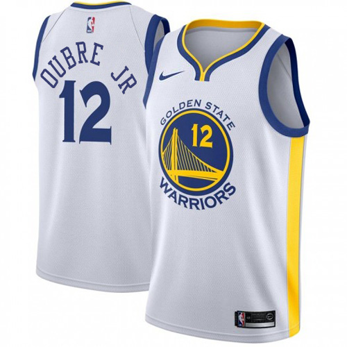 Nike Warriors #12 Kelly Oubre Jr White NBA Swingman Association Edition 2019 2020 Jersey
