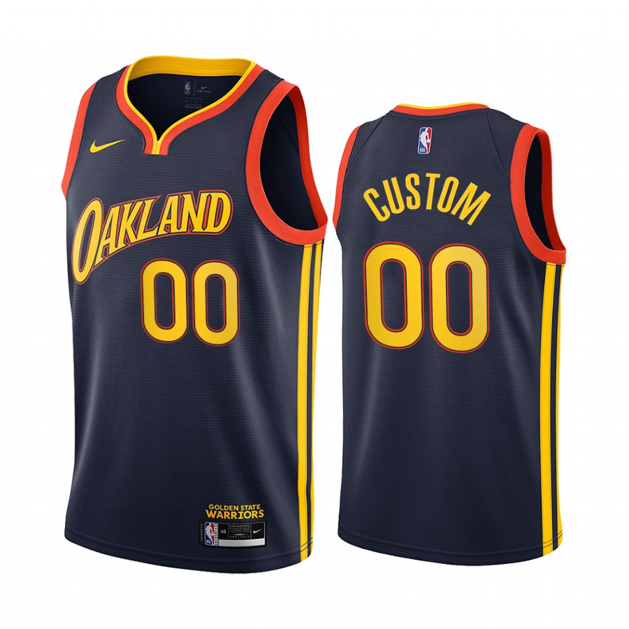 Nike Warriors Personalized Navy NBA Swingman 2020-21 City Edition Jersey Nike Warriors Personalized Navy NBA Swingman 2020-21 City Edition Jersey