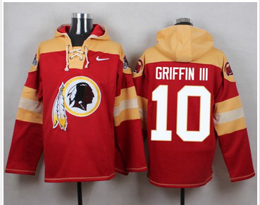 Nike Washington Redskins #10 Robert Griffin III Burgundy Red Player Pullover NFL Hoodie Nike Washington Redskins #10 Robert Griffin III Burgundy Red Player Pullover NFL Hoodie