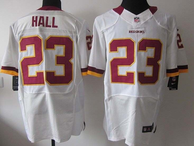 New Washington Redskins #23 DeAngelo Hall White Elite Jersey New Washington Redskins #23 DeAngelo Hall White Elite Jersey
