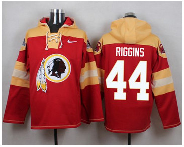 Nike Washington Redskins #44 John Riggins Burgundy Red Player Pullover NFL Hoodie