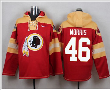 Nike Washington Redskins #46 Alfred Morris Burgundy Red Player Pullover NFL Hoodie