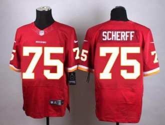 Nike Washington Redskins #75 Brandon Scherff Burgundy Red Team Color Men's Stitched NFL Elite jersey