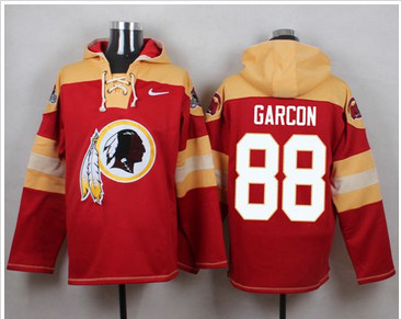 Nike Washington Redskins #88 Pierre Garcon Burgundy Red Player Pullover NFL Hoodie