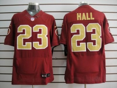NEW Washington Redskins 23 Deangelo Hall Red 80th M&n Jerseys (Elite)