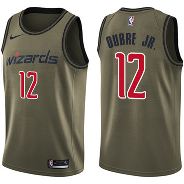 Nike Wizards #12 Kelly Oubre Jr. Green Salute to Service NBA Swingman Jersey