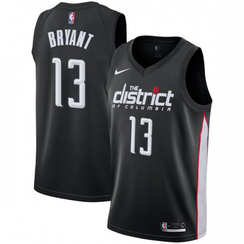 Nike Wizards #13 Thomas Bryant Black NBA Swingman City Edition 2018 19 Jersey