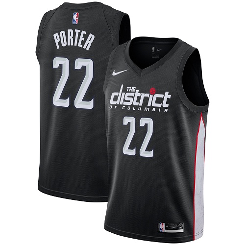 Nike Wizards #22 Otto Porter Black NBA Swingman City Edition 2018 19 Jersey