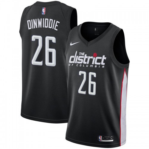 Nike Wizards #26 Spencer Dinwiddie Black NBA Swingman City Edition 2018 19 Jersey Nike Wizards #26 Spencer Dinwiddie Black NBA Swingman City Edition 2018 19 Jersey