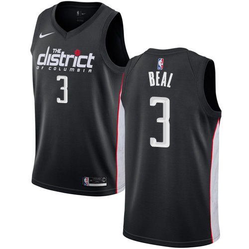 Nike Wizards #3 Bradley Beal Black NBA Swingman City Edition 2018 19 Jersey