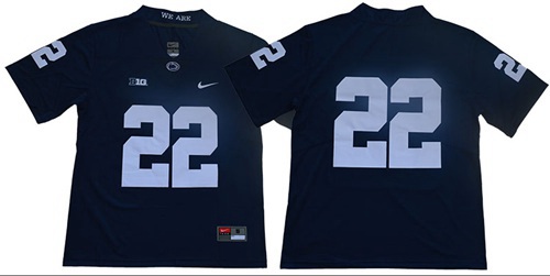 Nittany Lions #22 Navy Blue Limited Stitched College Jersey Nittany Lions #22 Navy Blue Limited Stitched College Jersey
