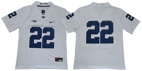 Nittany Lions #22 White Stitched College Jersey Nittany Lions #22 White Stitched College Jersey