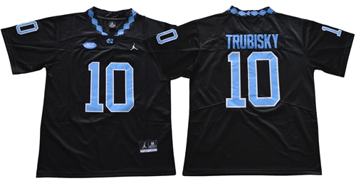 North Carolina #10 Mitchell Trubisky Black Limited Stitched NCAA Jersey North Carolina #10 Mitchell Trubisky Black Limited Stitched NCAA Jersey