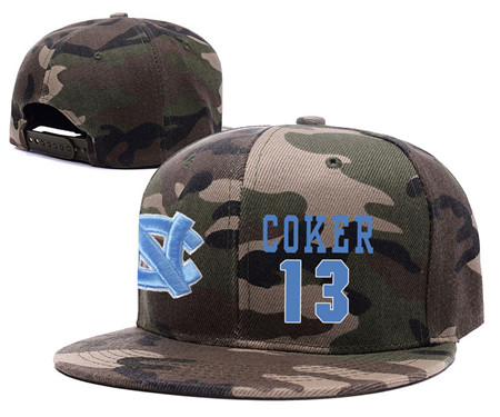 North Carolina Tar Heels 13 Kanler Coker Camo College Basketball Adjustable Hat North Carolina Tar Heels 13 Kanler Coker Camo College Basketball Adjustable Hat