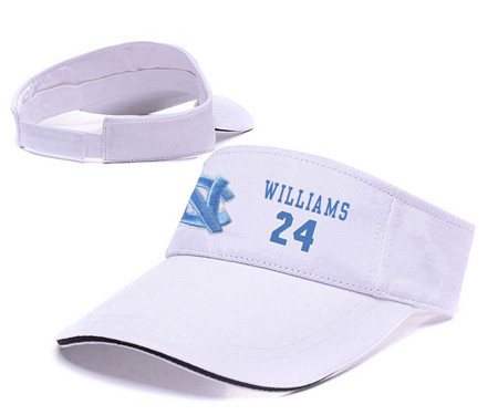 North Carolina Tar Heels 24 Kenny Williams White College Basketball Adjustable Visor North Carolina Tar Heels 24 Kenny Williams White College Basketball Adjustable Visor