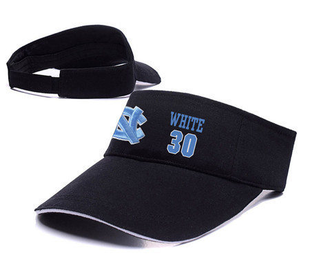 North Carolina Tar Heels 30 Stilman White Black College Basketball Adjustable Visor North Carolina Tar Heels 30 Stilman White Black College Basketball Adjustable Visor