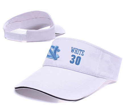 North Carolina Tar Heels 30 Stilman White White College Basketball Adjustable Visor North Carolina Tar Heels 30 Stilman White White College Basketball Adjustable Visor