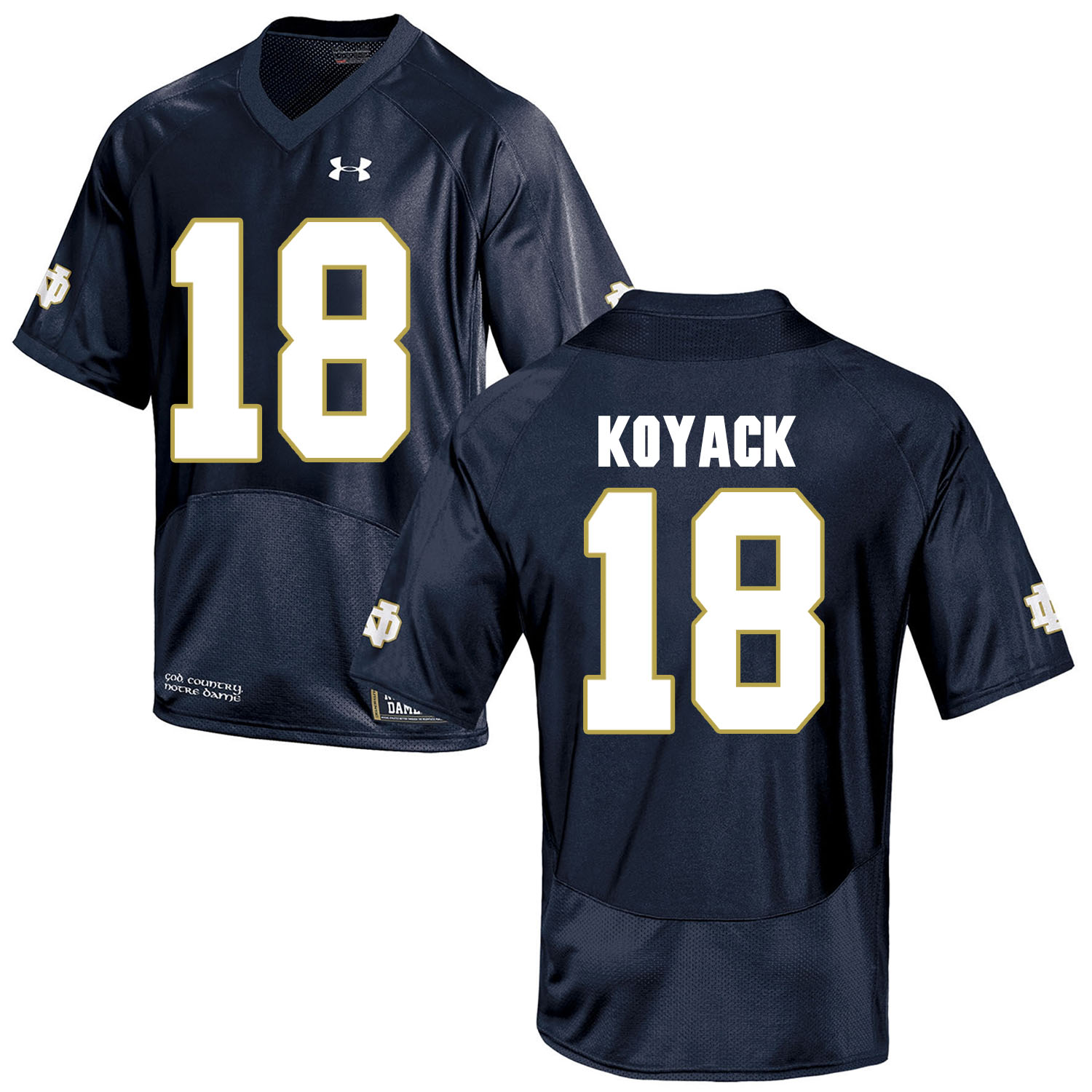 Notre Dame Fighting Irish 18 Ben Koyack Navy College Football Jersey Notre Dame Fighting Irish 18 Ben Koyack Navy College Football Jersey