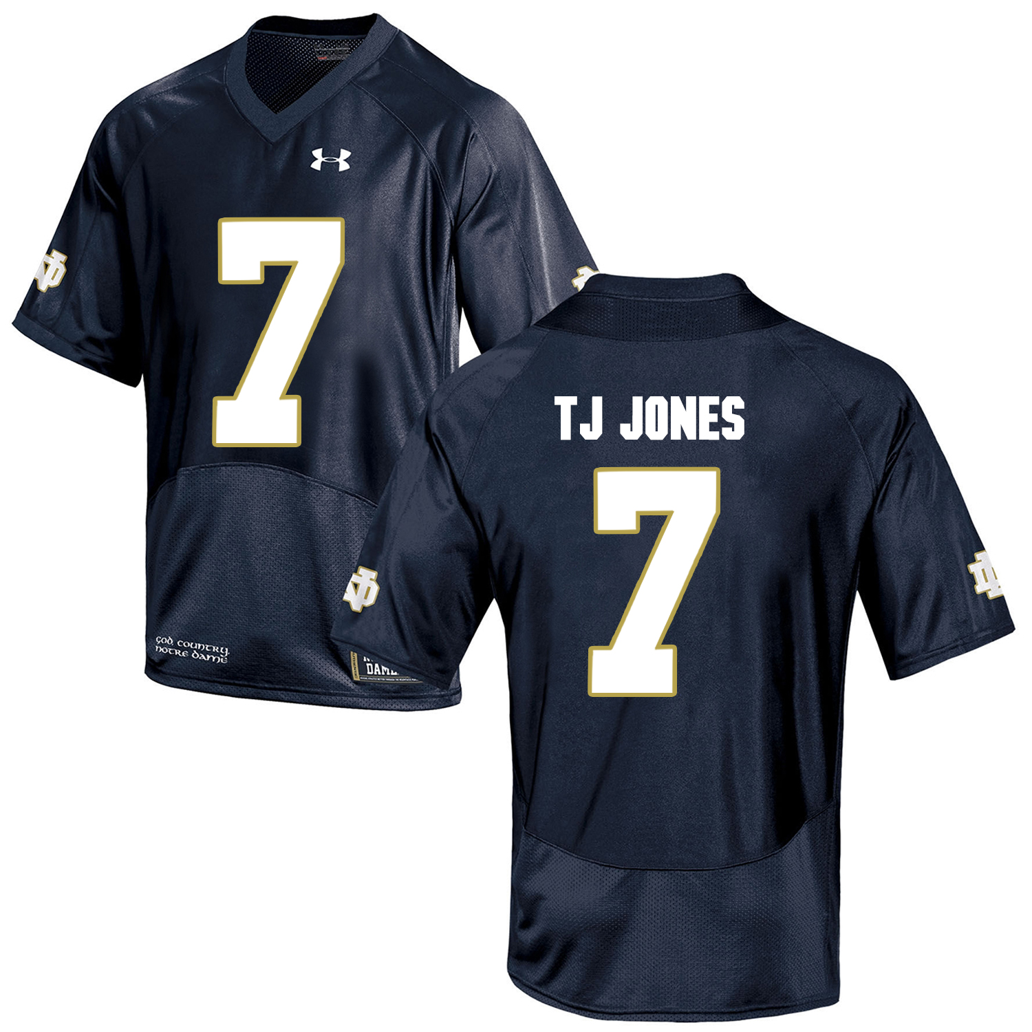 Notre Dame Fighting Irish 7 TJ Jones Navy College Football Jersey Notre Dame Fighting Irish 7 TJ Jones Navy College Football Jersey