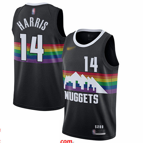 Nuggets #14 Gary Harris Black Basketball Swingman City Edition 2019 20 Jersey Nuggets #14 Gary Harris Black Basketball Swingman City Edition 2019 20 Jersey