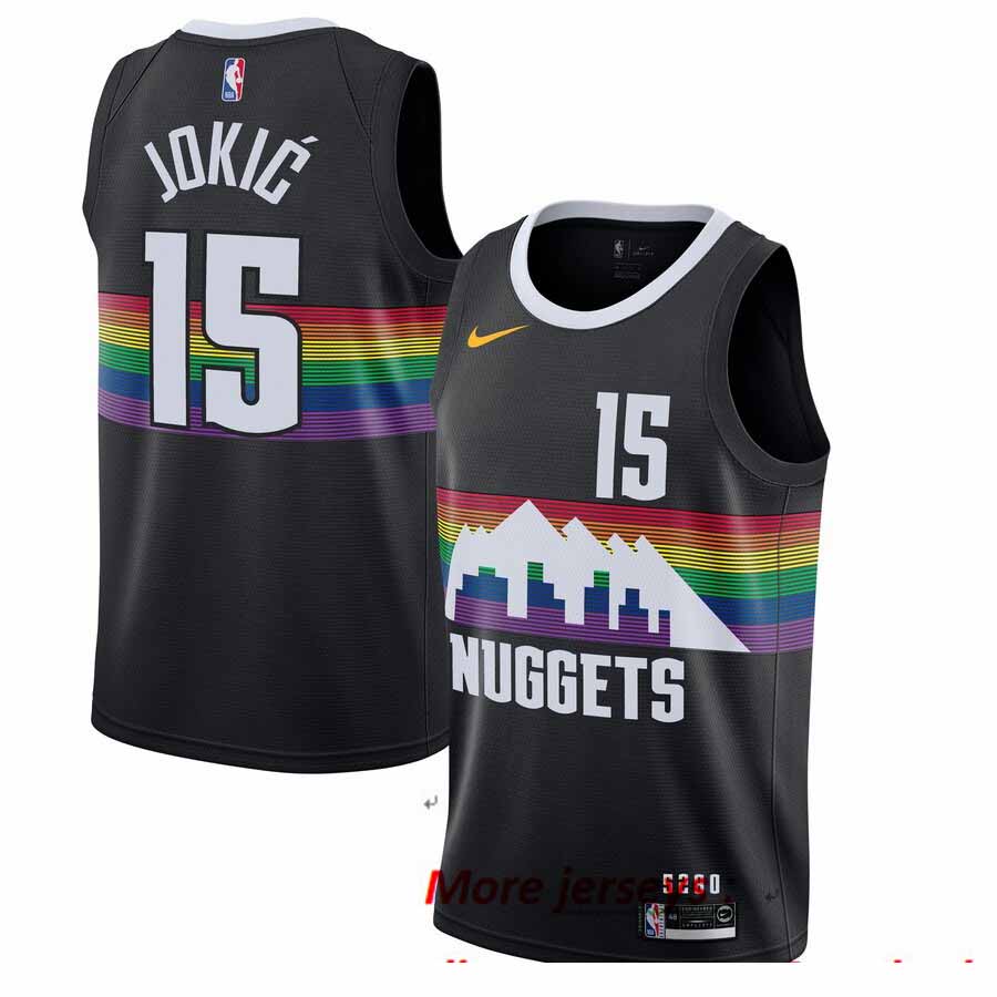 Nuggets 15 Nikola Jokic Black 2019-20 City Edition Nike Swingman Jerseys Nuggets 15 Nikola Jokic Black 2019-20 City Edition Nike Swingman Jerseys