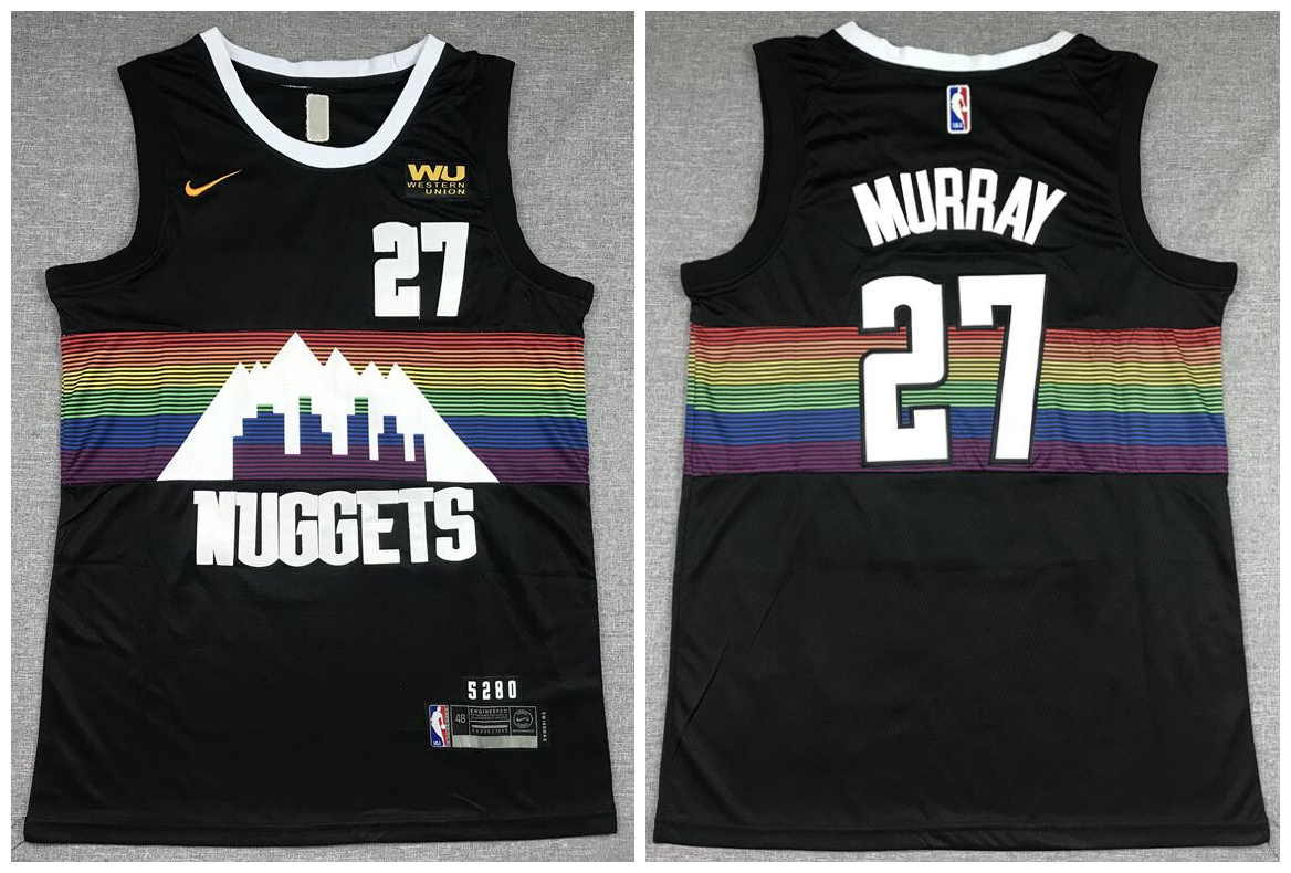 Nuggets 27 Jamal Murray Black City Edition Nike Swingman Jersey Nuggets 27 Jamal Murray Black City Edition Nike Swingman Jersey