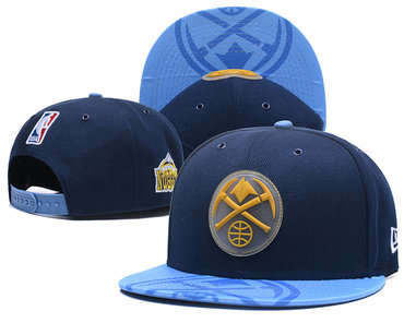 Nuggets Team Logo Navy Adjustable Hat GS