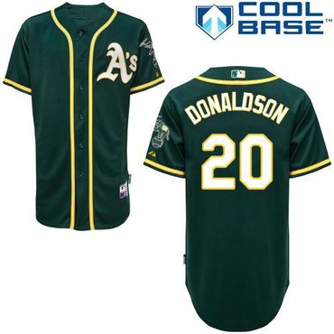 Oakland Athletics #20 Josh Donaldson Green Cool Base Baseball Jersey