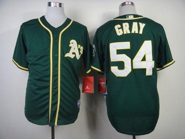 Oakland Athletics #54 Sonny Gray Green Cool Base Stitched Baseball Jersey
