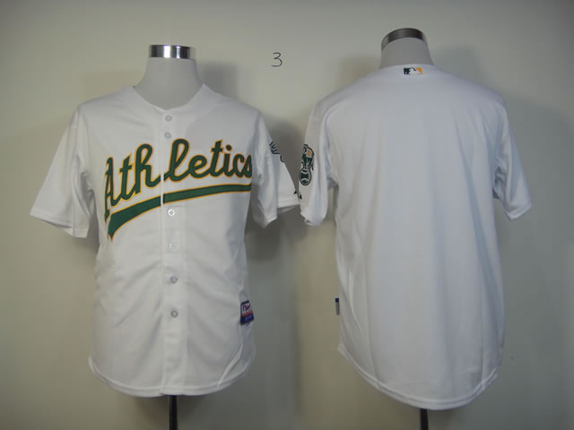 Oakland Athletics Blank White Jerseys