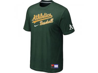 Oakland Athletics D.Green NEW Short Sleeve Practice T-Shirt