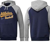Oakland Athletics Pullover Hoodie Burgundy Blue & Grey Oakland Athletics Pullover Hoodie Burgundy Blue & Grey