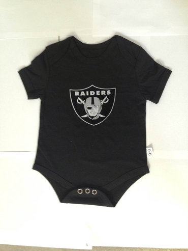 Oakland Raiders Newborn Creepers - Black
