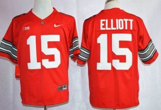 Ohio State Buckeyes #15 Ezekiel Elliott Red Sugar Bowl Special Event Stitched NCAA Jersey