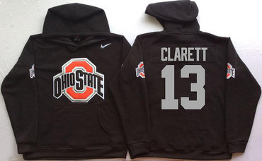 Ohio State Buckeyes 13 Maurice Clarett Black Men's Pullover Hoodie Ohio State Buckeyes 13 Maurice Clarett Black Men's Pullover Hoodie